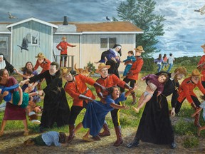 Kent Monkman/Supplied Photo
Kent Monkman’s “The Scream” is an acrylic on canvas painted in 2017 and is part of his exhibit “Shame and Prejudice: A Story of Resilience,” which opens Thursday at the Agnes Etherington Art Centre.