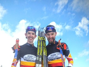 Vermilion Brothers Wax Skis at the Olympics