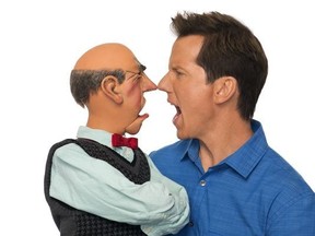 Expect some noise when ventriloquist Jeff Dunham, Walter the Grumpy Retiree and other puppets hit the Budweiser Gardens stage Wednesday night. (Special to Postmedia News)