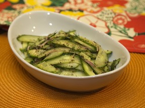 Cucumber salad with dill. (DEREK RUTTAN, The London Free Press)