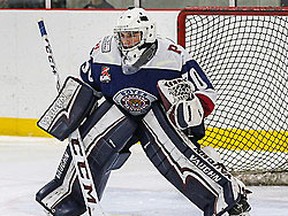 Goaltender Ethan Langevin has signed with the Sarnia Sting. (Photo courtesy of Sarnia Sting)
