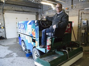 Londoner Art Johnston, the former chief operator at Budweiser Gardens, is heading to South Korea to drive an ice resurfacer at the Olympics. (DEREK RUTTAN, The London Free Press)