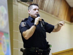 Sgt. Randy Hosken told a forum in Lively last night that  Sudbury police adhere to a provincial model that emphasizes a partnership between law enforcement and the community.