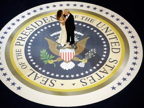 Evan Vucci/The Associated Press
U.S. President Donald Trump dances with first lady Melania Trump at The Salute To Our Armed Services Inaugural Ball in Washington, D.C., on Jan. 20, 2017.