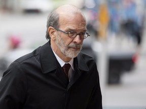 Former Dalton McGuinty Chief of Staff David Livingston arrives at a Toronto court on Oct. 27, 2017. Livingston was sentenced Wednesday to four months in jail for illegally deleting emails related to gas plants in Ontario. THE CANADIAN PRESS/Chris Young