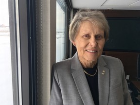 Roberta Bondar, Canada's first woman in space, said humans need to find a balance with the natural world in order to help address climate change in Kingston, Ont. on Friday, Jan 19, 2018. 
Elliot Ferguson/The Whig-Standard/Postmedia Network