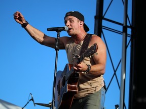 Sarnia's Eric Ethridge is shown in this file photo opening Bluewater Borderfest held in July at Centennial Park. Ethridge has released a second single that is moving up the Canadian country music charts.
File photo/Sarnia Observer/Postmedia Network