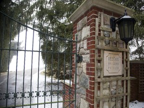 The entrance to Redtail Golf Course in Port Stanley (DEREK RUTTAN, The London Free Press)