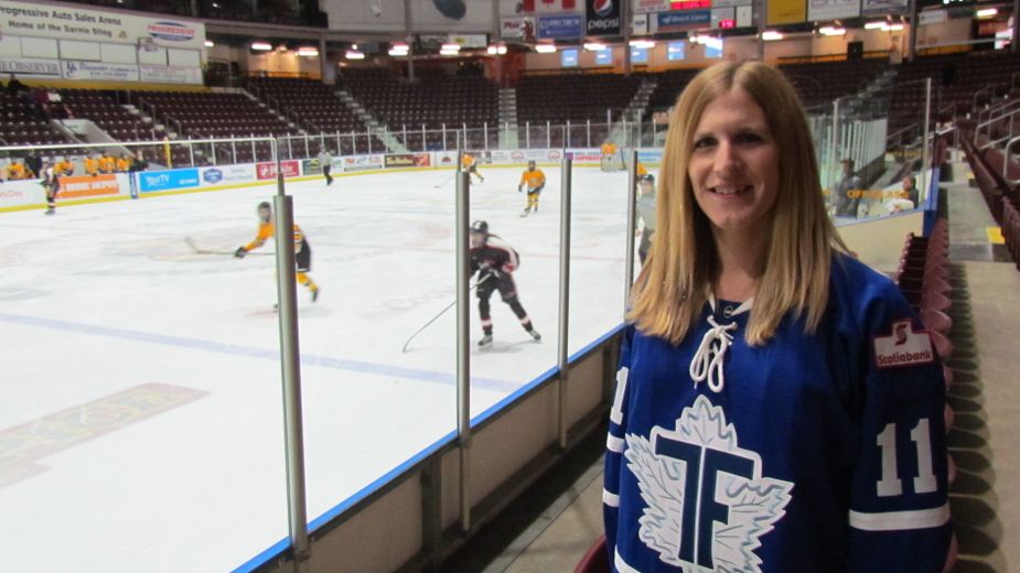 Sarnia's Jessica Platt is the first openly transgender player in Canadian Women's Hockey League