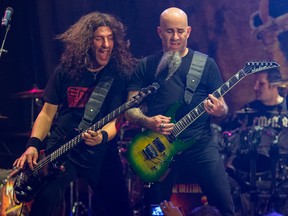 Frank Bello and Scott Ian are the only remaining original members of Anthrax. (Paul A. Hebert/The Associated Press)