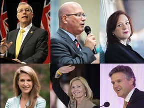 Vic Fedeli, Steve Clark, Lisa MacLeod, Caroline Mulroney, Christine Elliott, Rod Phillips.