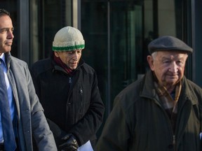 Ernest Doroszuk/Postmedia Network file photo
Avi Benlolo, president and chief executive officer of Friends of Simon Wiesenthal Centre for Holocaust Studies, from left, and Holocaust survivors Max Eisen and Howard Chandler walk outside the office of Friends of Simon Wiesenthal Centre for Holocaust Studies (FSWC) in Toronto on Dec. 21, 2016. Holocaust survivors gathered to speak out against the horrific crimes being perpetrated on the people of Aleppo.