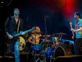 Fortunate Losers — Devon Cox, Brent Boileau and Dan Moir — are shown during a recent performance. Photo supplied