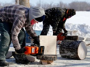 INTELLIGENCER FILE PHOTO
The Chainsaw Challenge-Carving Demo is one of two-dozen family-oriented events scheduled for the 2018 Tweed Winter Carnival set for Family Day Weekend, Feb. 16-18.