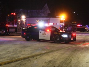 This was the scene on Sunday night, as police, fire and ambulance services were summoned to a garage explosion on North St. in Kapuskasing.