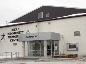 Lucan has thrown its hat into the Kraft Hockeyville competition. The town is seeking the competition's grand prize of $250,000 in arena upgrades. If the community wins, they will put that money towards the $13 million project for the Lucan Community Memorial Centre. (Scott Nixon/Exeter Lakeshore Times-Advance)