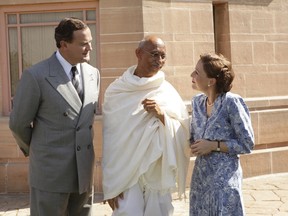 Hugh Bonneville, Neeraj Kabi and Gillian Anderson star as Lord Mountbatten, Mahatma Gandhi and Edwina Mountbatten in the historical drama Viceroy's House, screened by cineSarnia at the Sarnia Public Library Theatre on Feb. 11 and Feb. 12.
Handout/Sarnia This Week