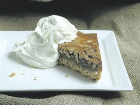 County Brown Ale by Wellington Brewery of Guelph, a medal-winner in Canadian, Ontario, and U.S. Open competitions, pairs perfectly with chocolate pecan pie.