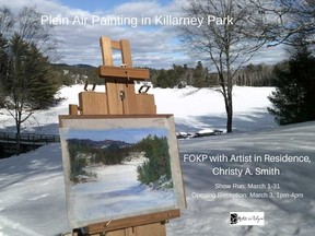 An exhibition featuring Impressionistic artist Christy A. Smith, of Friends of Killarney Park (FOKP), and emerging Artist Lydia Gaudreau will be at Artists on Elgin for the month of March. Supplied photo