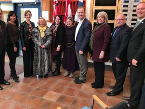 Photo supplied
Sudbury MP Paul Lefebvre stands with the recipients of New Horizons for Seniors grants, which will help keep seniors active, reduce social isolation of their peers, replace aging equipment, and renovate facilities. The announcement was made on Friday.