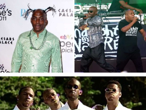 Clockwise from top left, Coolio, Naughty By Nature and Boyz II Men. All will be among the performers as Rock the Park brings back a '90s night this summer.