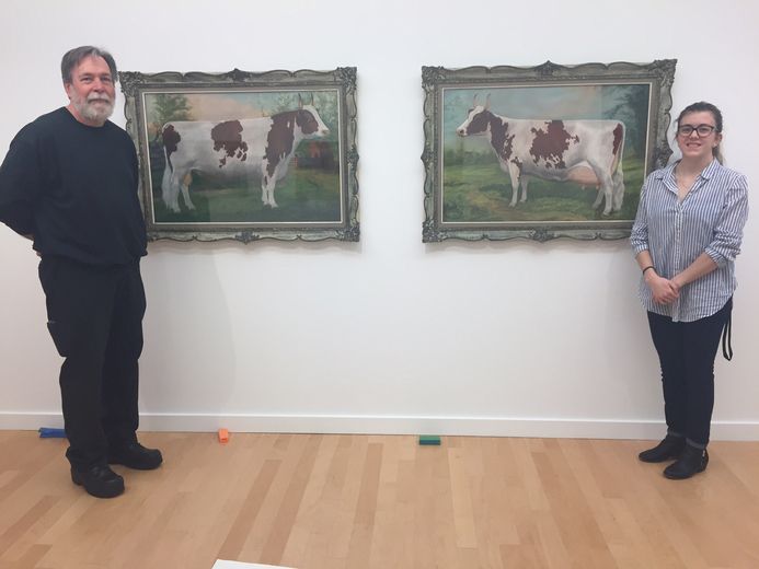 Opening of Woodstock agricultural artist Ross Butler's new exhibit at ...