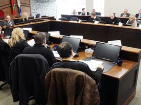 Luke Hendry/The Intelligencer
The Hastings County community and human services committee meets Wednesday in Belleville. The group endorsed the latest cost increase in the Home for Good project, but the changes are still pending county council approval.