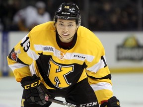 Kingston Frontenacs forward Jason Robertson led the Frontenacs with four points in a 6-1 win over the Kitchener Rangers in an Ontario Hockey League game on Sunday afternoon at the Rogers K-Rock Centre.
