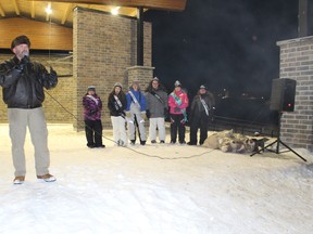 Mayor Peter Politis and the members of the Cochrane Princess Pageant court welcomes everyone who participated in the parade.