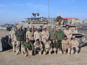 Members of the Canadian Engineers 2 Troop following Operation Medusa in Kandahar in 2006. (Supplied photo)