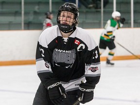 Napanee Raiders forward Justynn Steven scored once and added two assists as the Raiders downed the Amherstview Jets 3-1 in the opening game of their best-of-seven Provincial Junior Hockey League Tod Division semifinal on Tuesday night in Napanee.