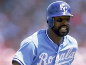 Former Kansas City Royal, Wille Wilson, will headline this year's camp. The two-time MLB all-star will be taking part in both the Clinton and Kincardine Minor Baseball Camps in summer 2018. (POSTMEDIA FILE PHOTO)