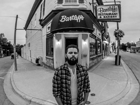 Grant McMillan of Clinton, pictured in front of Bartliffs Bakery, was selected to compete in CBC Searchlight. (CONTRIBUTED PHOTO)