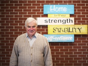 Peter Milliken is the new Community Ambassador for Habitat for Humanity Kingston Limestone Region. Meghan Balogh/The Whig-Standard/Postmedia Network