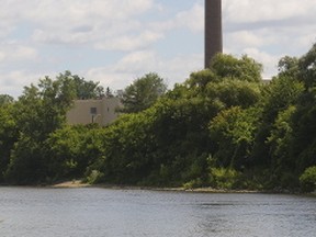 The Greenway Wastewater Treatment Plant, beside the Thames River, is undergoing a $38-million expansion. (Files)