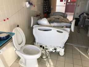 Photo supplied
A Sudbury resident recently spent 13 days at Health Sciences North being accommodated in a bathroom due to overcrowding at the facility.