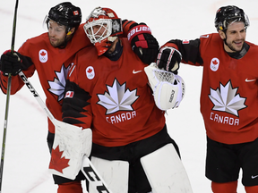 Kevin Poulin has taken over as No. 1 goalie for the Canadian men's Olympic hockey team.