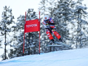 Photo supplied by Alpine Canada/Roger Witney
Kirk Schornstein competes at the World Para-Alpine Sking World Cup Finals in Kimberley, B.C.