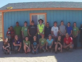 Brant Christian School students built two houses during a recent mission trip to Tijuana, Mexico, Jan. 31.