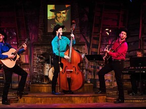 Michael Cox, Al Braatz, Tyler Check and company perform in Kings & Queens of Country at St. Jacobs Country Playhouse last year. The popular musical revue will be staged at Huron Country Playhouse June 13-30. (Hilary Gauld Camilleri photo)