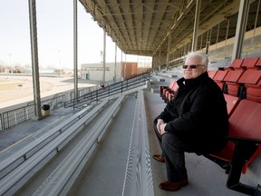 Hugh Mitchell the CEO of the Western Fair District looks out at their well known racetrack on Wednesday February 28, 2018. The future of the Western Fair could be quite different with the new Gateway Casino plans. Mike Hensen/The London Free Press