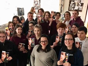 Metis Canadian author Cherie Dimaline visited the Grade 11 English contemporary Indigenous voices class at St. Charles College recently. Supplied photo