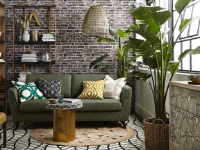 Bring the outdoors inside with the latest 'Botaniculture' trend. Outdoor pots and plants work well when grouped together.