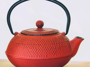 A Japanese style cast iron teapot is sturdy and stylish. (Good Life Tea/via AP)