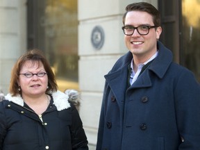 London heritage planners Laura Dent and Kyle Gonyou welcome a sharp increase in city permits issued to home owners wishing to alter the exterior of a heritage home. (Mike Hensen/The London Free Press)