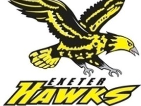 The Exeter Hawks were swept in the fourth game of their second round playoff series by the Dorchester Dolphins Thursday night. The Dolphins have advanced to the Yeck Divsion final for the sixth straight year.(File photo/Exeter Lakeshore Times-Advance)