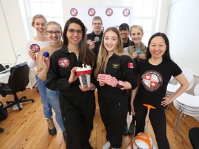 Members of Medical Makers were at Innovate Kingston for a Medical Make-A-Thon on Saturday. (Meghan Balogh/The Whig-Standard/Postmedia Network)