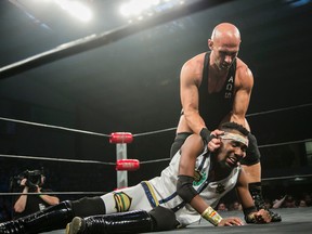 Ring of Honor star Christopher Daniels in action against Cheeseburger. (RING OF HONOR/James Musselwhite)