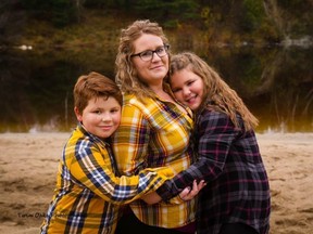 Photo supplied
Nine-year-old Blake, with his mother Kayli and sister Haileigh, is now facing an entirely new kind of leukemia this time around.