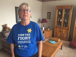 Liz Tofflemire has been the chair of the Daffodil Month campaign in St. Thomas for about 10 years. She has recently decided to step down from her position and the Canadian Cancer Society is looking for another volunteer to head up the campaign. (Laura Broadley/Times-Journal)